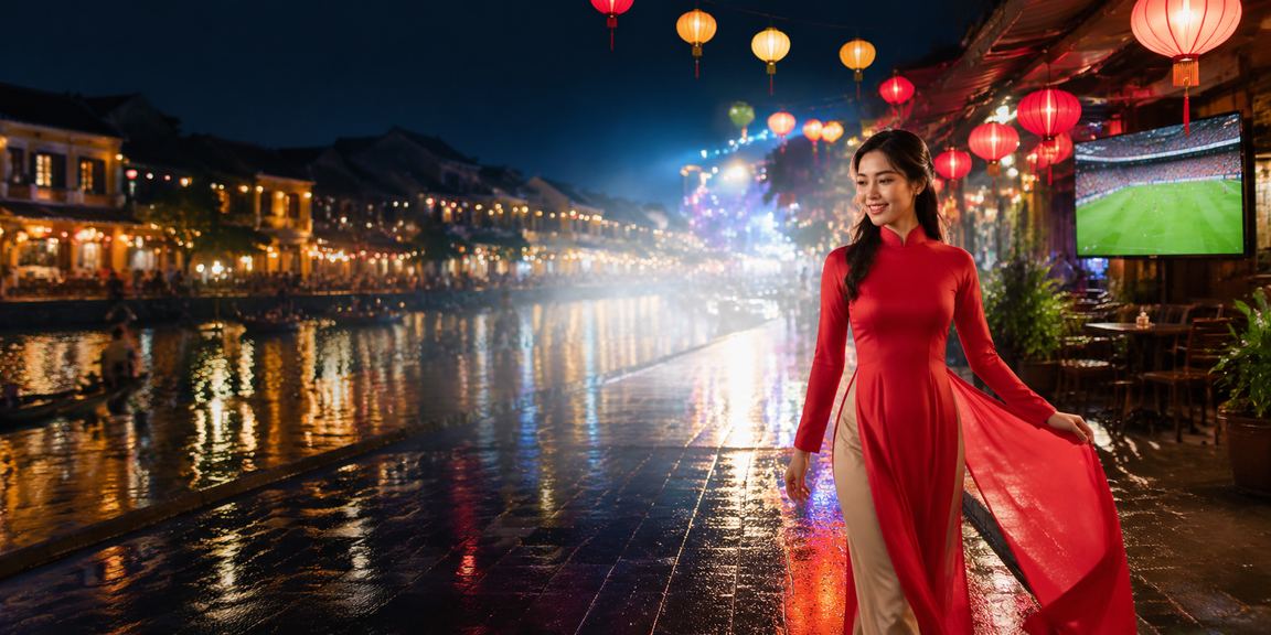 Hội An với chủ đề cashback và áo dài minh họa trải nghiệm VIP