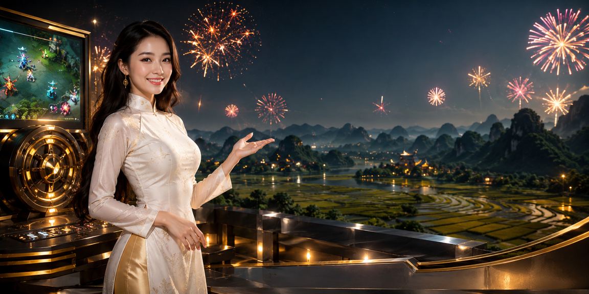 Ninh Bình với chủ đề esports và áo dài liên hệ nhu cầu thanh toán VND