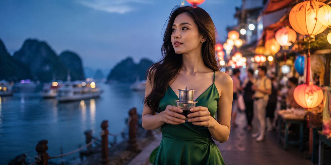 Cảnh Sài Gòn với cà phê và chủ đề hỗ trợ thanh toán thể thao